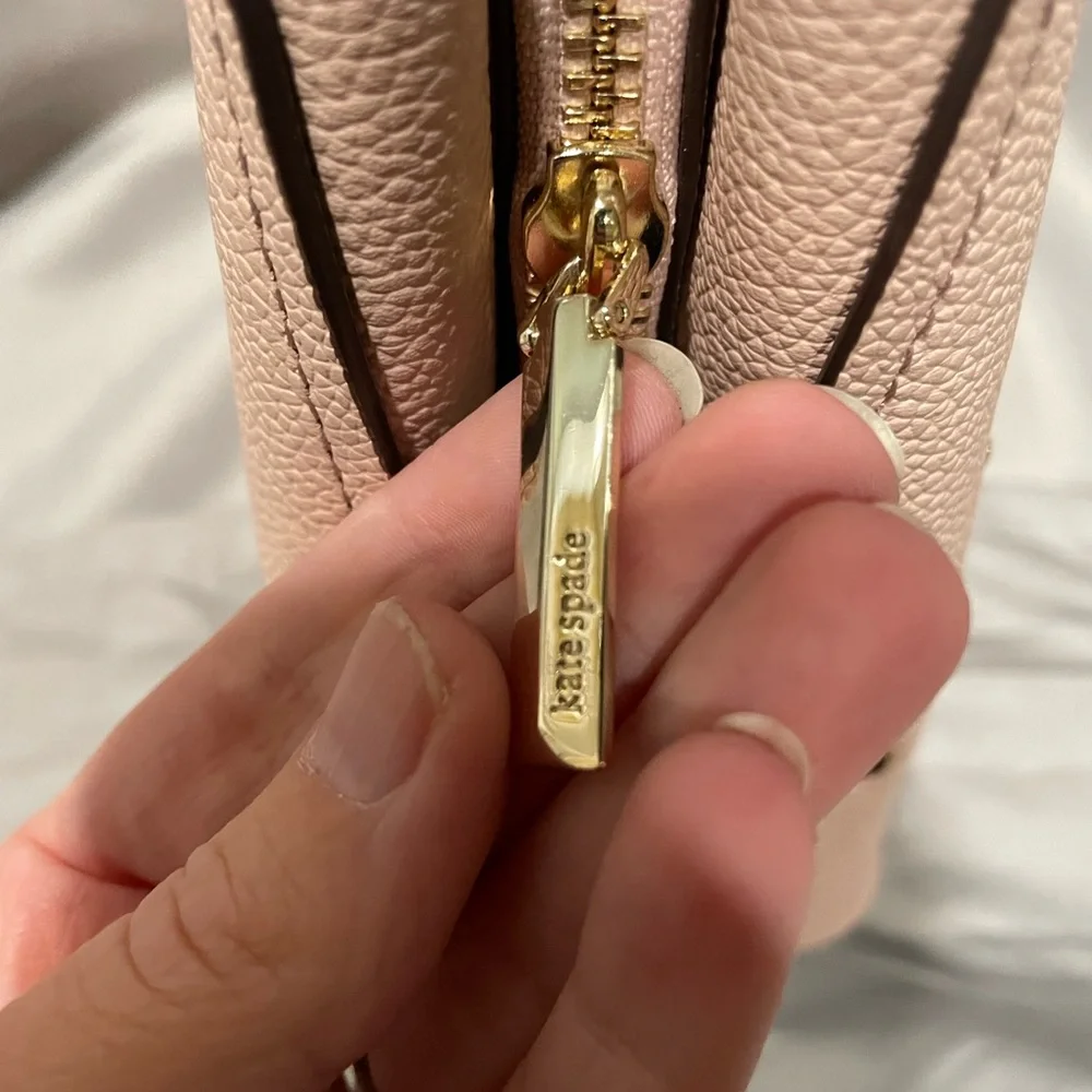 Kate Spade Pink Satchel with Gold Accents - Picture 8 of 16